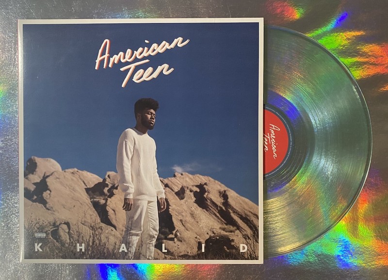 Khalid – American Teen 2LP Coke Clear Vinyl Newbury Comics /1,000 ✅ Pre-Owned