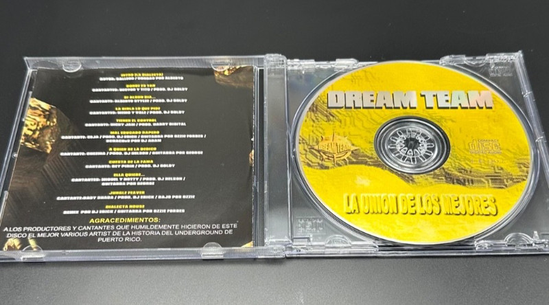 Dream Team - La Union de los Mejores OOP Spanish Rap & Reggaeton CD & Art READ gallery