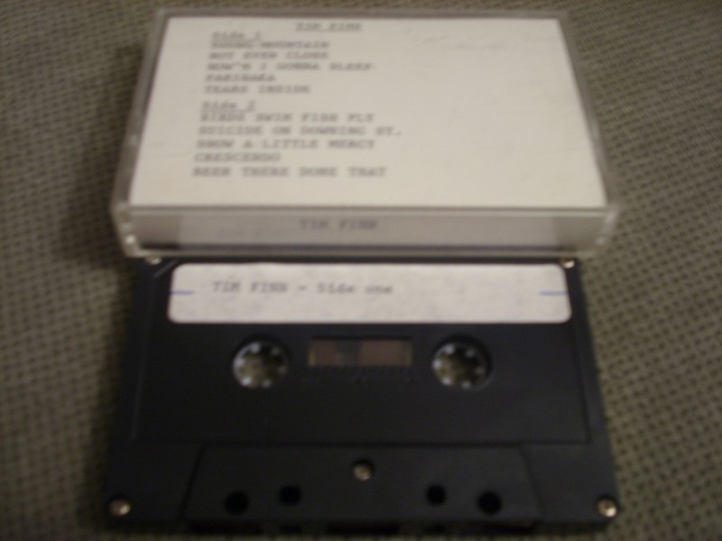 RARE PROMO Tim Finn DEMO ? CASSETTE TAPE s/t CROWDED HOUSE Split Enz TONY LEVIN
