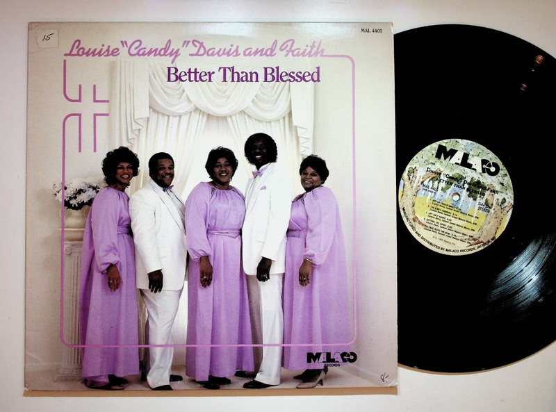 Louise Candy Davis & Faith Better Than Blessed Gospel Vinyl LP Record VG+