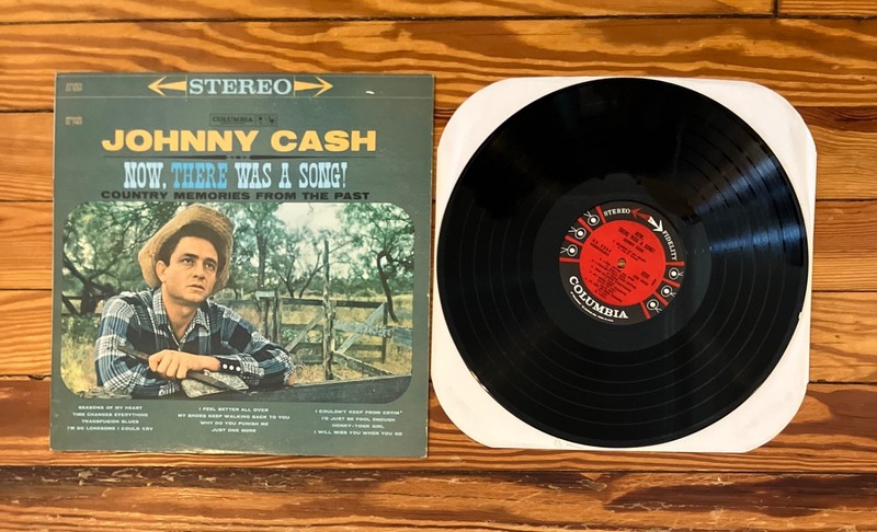 Johnny Cash: Now, There Was A Song! LP Vinyl US Columbia 1960 Stereo VG+/VG+