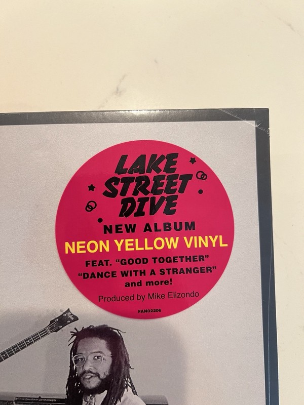 SIGNED LAKE STREET DIVE - Good Together Neon Yellow Vinyl LP AUTOGRAPHED #1 gallery