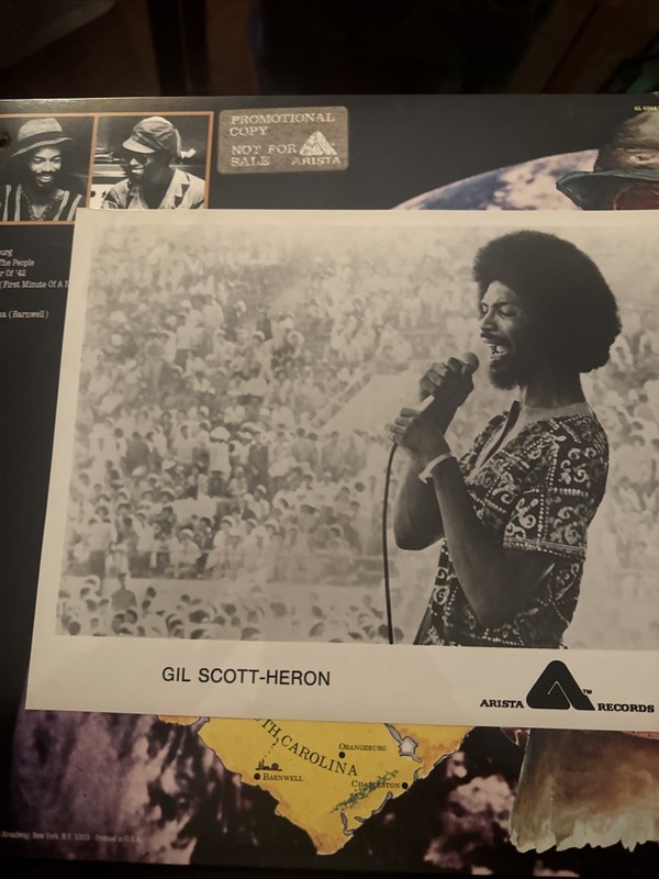 Gil Scott-Heron & Brain Jackson-From South Africa-1976 Arista- white label promo gallery