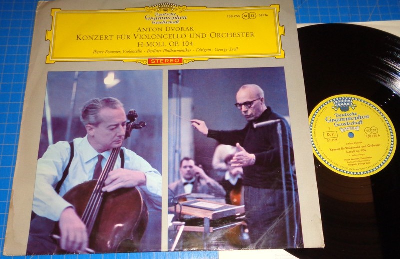 Pierre Fournier/George Szell DVORAK Cello Concerto – DGG Red Stereo 138 755 SLPM