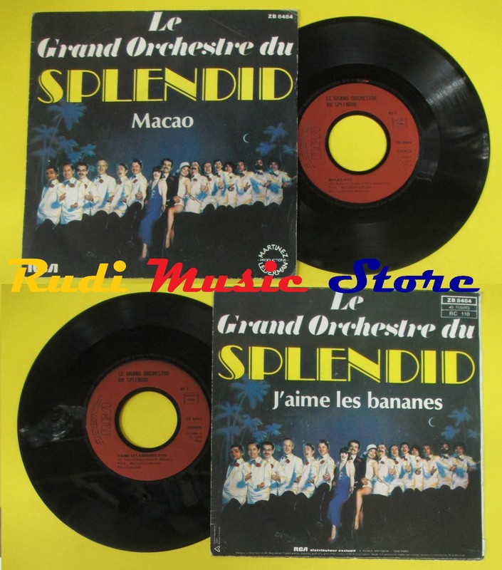 LP 45 7» LE GRAND ORCHESTRE DU SPLENDID Macao J’aime les bananes (QSG1)