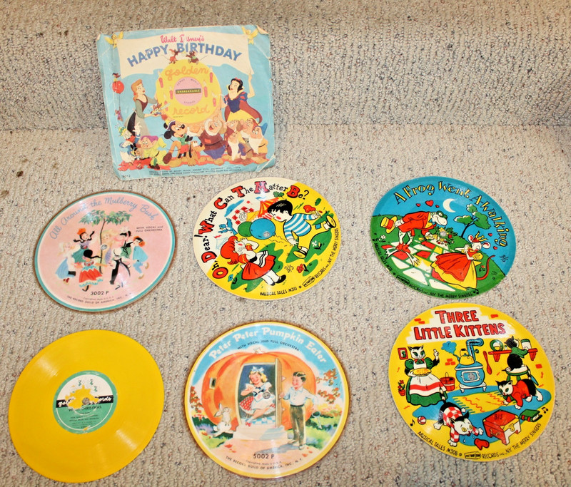 6 Children 78RPM Picture Disc Records Musical Tales Records