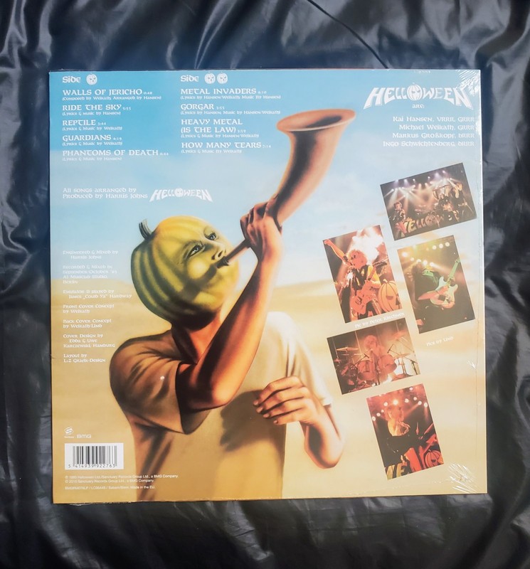 HELLOWEEN WALLS OF JERICHO VINYL gallery