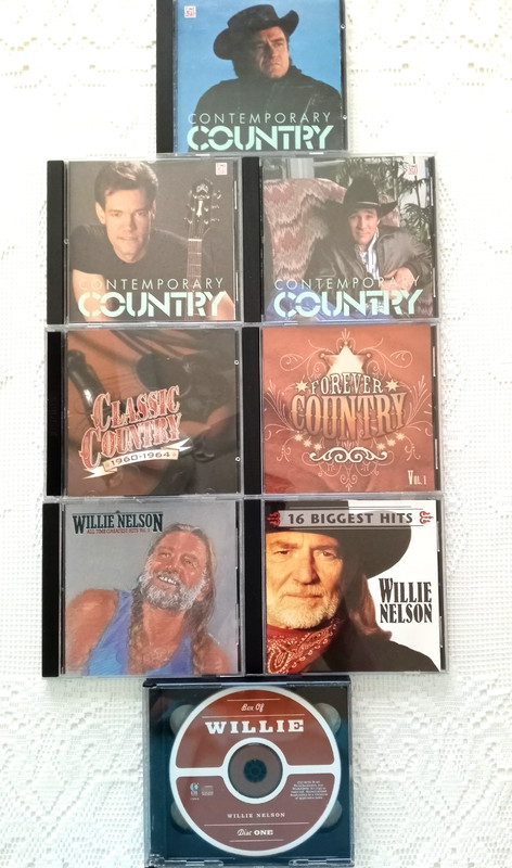 10 CD LOT Time Life CONTEMPORARY COUNTRY Various Artists WILLIE NELSON Box Set