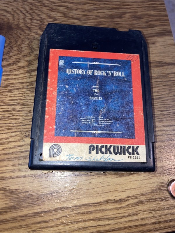 Vintage 8 Track Tape History of Rock N Roll No 2 the sixties 1979 Pickwick