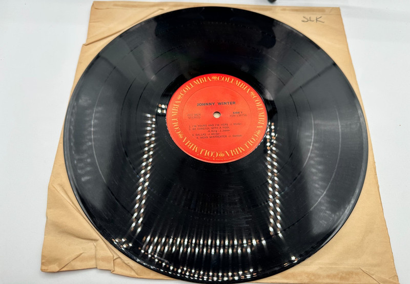 Johnny Winter - Self Titled, 1969 S/T LP, Columbia – CS 9826 2-Eye gallery