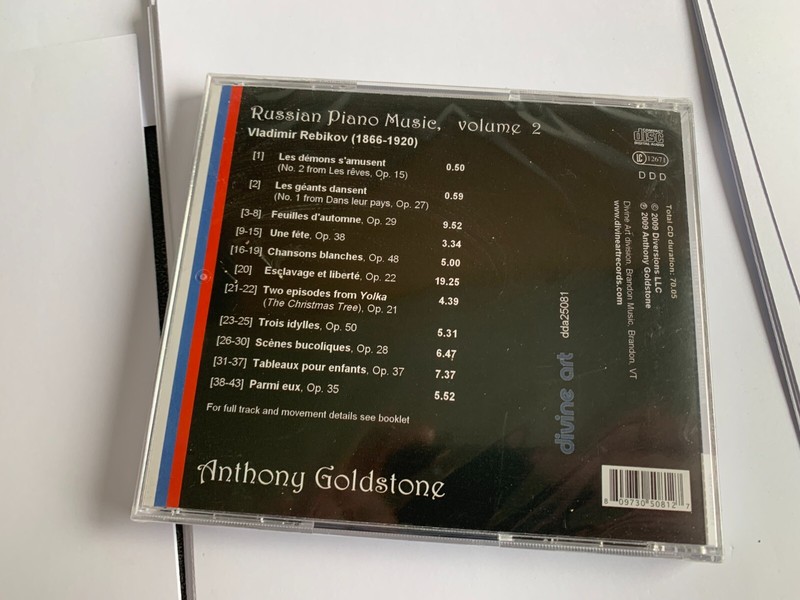 Russian Piano Music, Vol. 2: Vladimir Rebikov [CD] NEW SEALED [B42] gallery