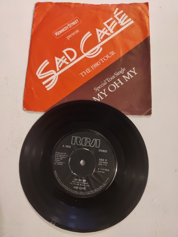 Sad Cafe My Oh My The 1980 Tour Special Tour Single 7″ Single record