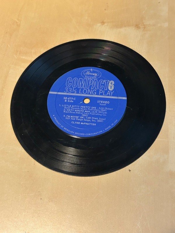 Clyde McPhatter - Lover Please Mercury soul SR-619 6-song jukebox EP LP 7" 45 gallery
