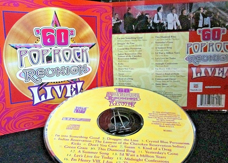 60'S POP ROCK LIVE REUNION Wholesale LOT 5 CDS ,GRASS ROOTS,,HERMAN HERMITS, gallery
