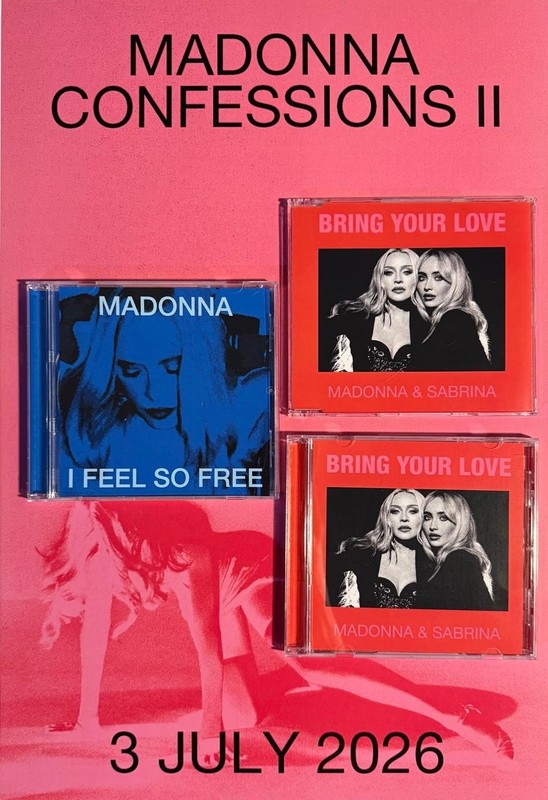 Madonna – Bring Your Love/I Feel So Free CD x3 (Please read the description)