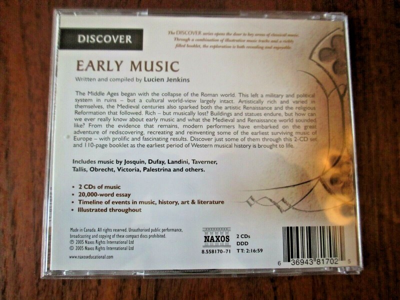 Discover Early Music IMPORT 2CD NM gallery