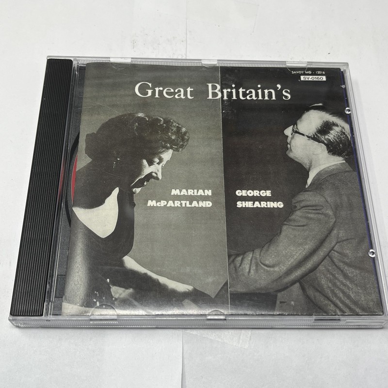 Great Britain’s Marian McPartland George Shearing CD Jazz Savoy SV-0160