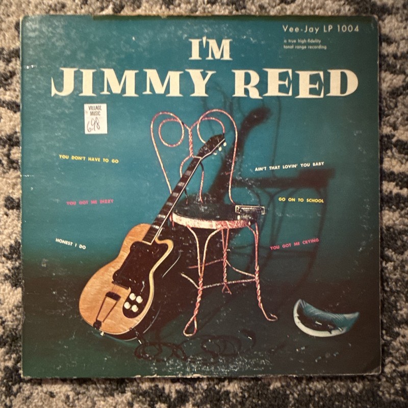 Jimmy Reed I’m Jimmy Reed LP Vee-Jay LP 1004 1961 Mono Rainbow Label Microgroove