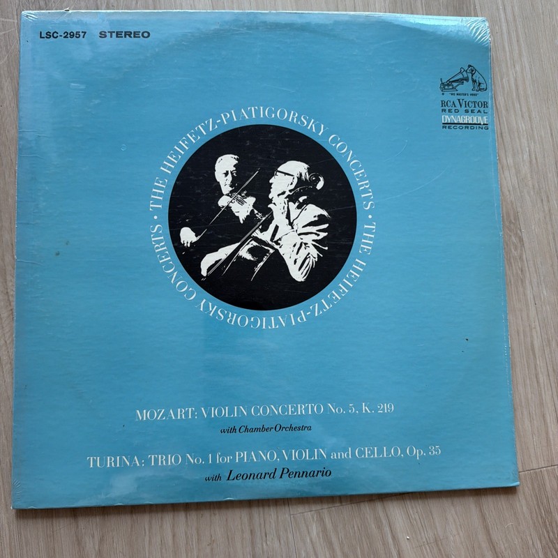 Sealed – Heifetz-Piatigorsky Concerts – Mozart/Turina – RCA Victor Red Seal
