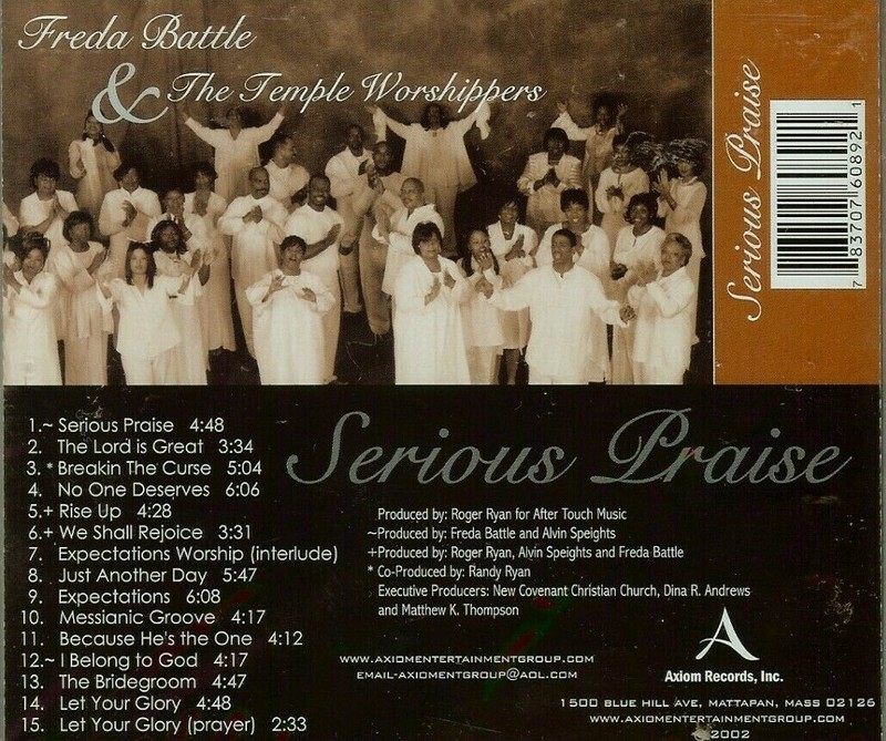FREDA BATTLE & TEMPLE WORSHIPPERS - Serious Praise - CD - NEW - STILL SEALED gallery