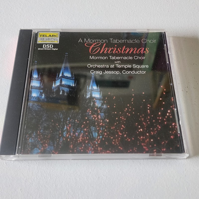 A Mormon Tabernacle Choir Christmas CD Telarc DSD Craig Jessop w/ Orchestra