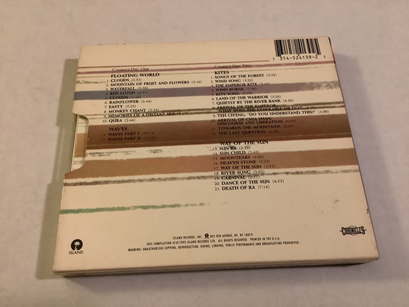 CD JADE WARRIOR Elements: The Island Anthology 2 Discs 1995 Floating World Kites gallery