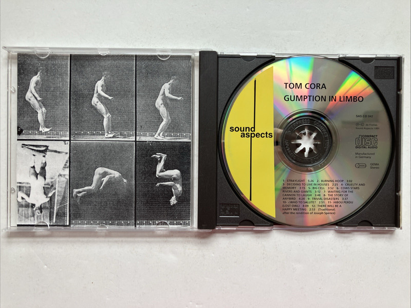 Tom Cora CD Gumption In Limbo OOP Electronic Jazz Rock Rare 90's Like New Cond. gallery