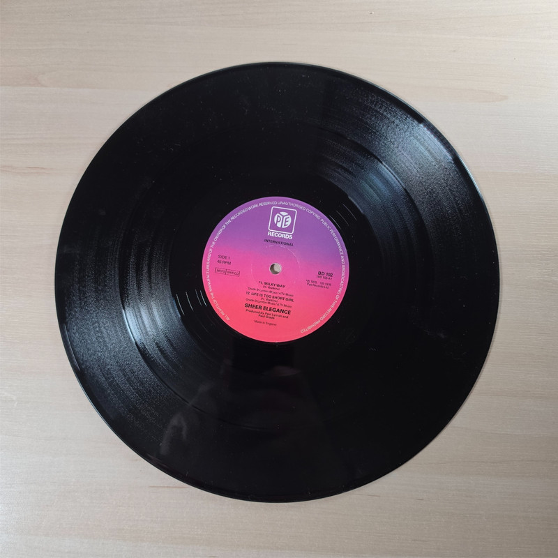 Sheer Elegance – 12″ Vinyl – Milky Way