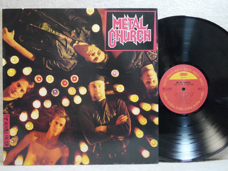 Metal Church The Human Factor 1991 Korea LP Picture W/Insert NM