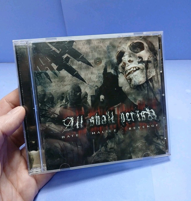 All Shall Perish – Hate . Malice . Revenge . – 2005 CD – Nuclear Blast MINT DISC