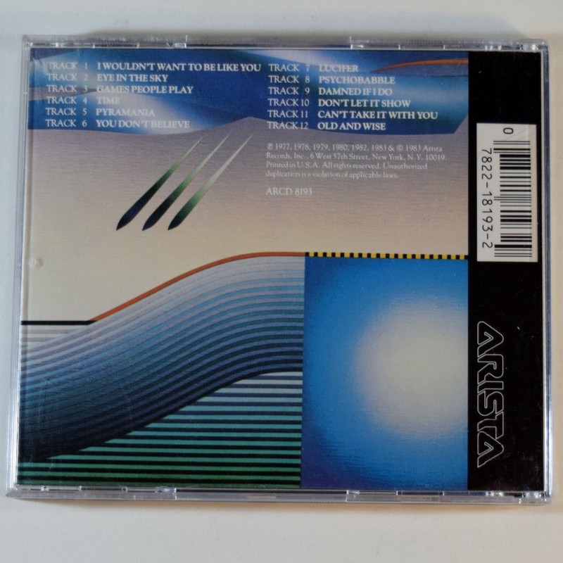 Alan Parsons Project – The Best Of CD 1987 Arista Japan Prog Rock - CD Near Mint gallery