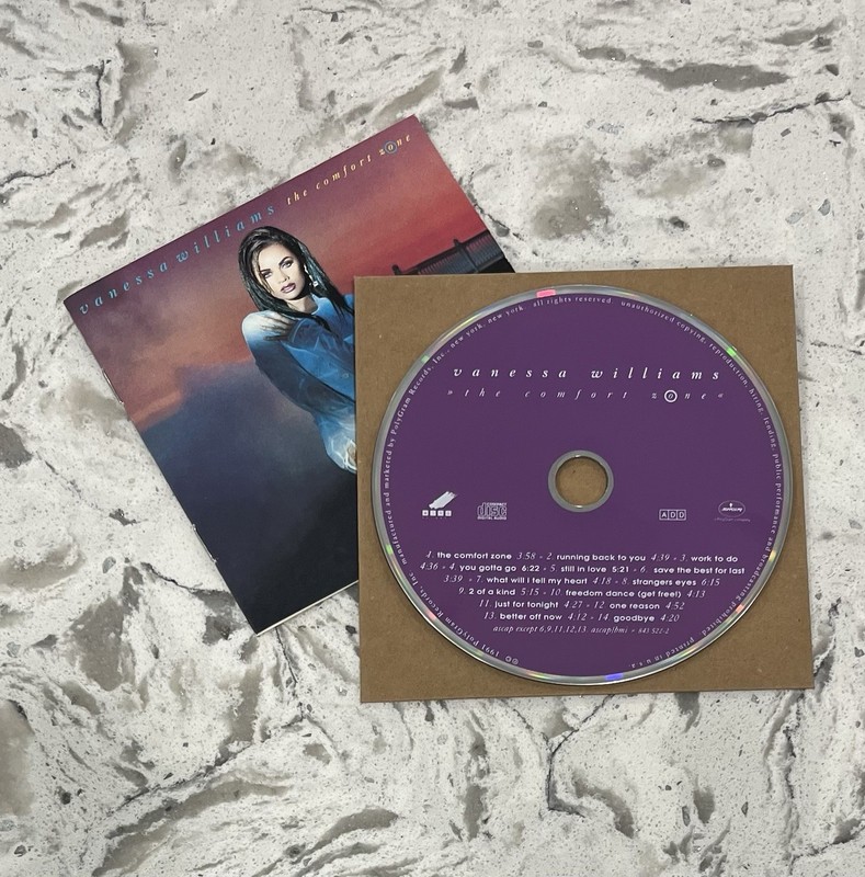 Vanessa Williams The Comfort Zone CD *No Jewel Case*