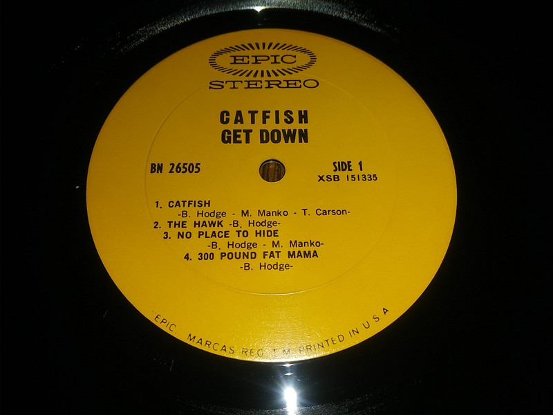 CATFISH - Get Down 1969 Vinyl LP Record Album Epic Records BN 26505 gallery
