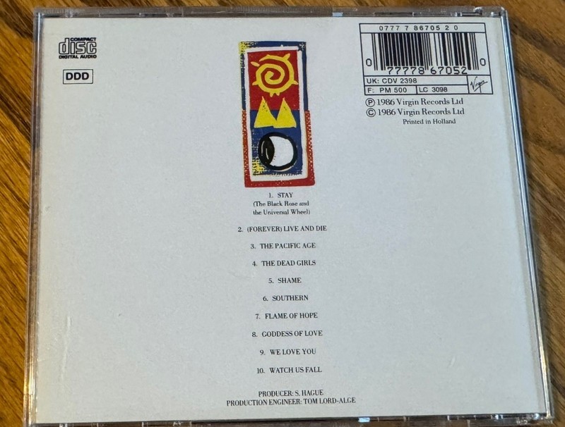 OMD Orchestral Manoeuvres in the Dark - The Pacific Age original Virgin CDV CD gallery