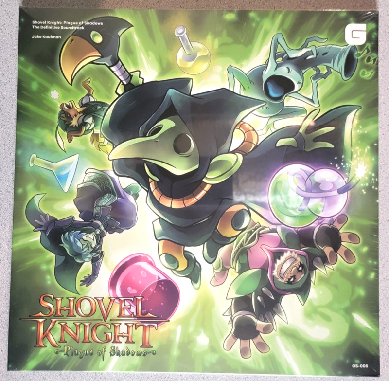 Shovel Knight Plague of Shadows The Definitive Soundtrack GREEN Vinyl Record LP