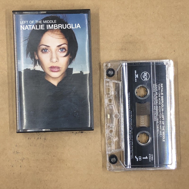 NATALIE IMBRUGLIA Cassette Tape Rock Pop LEFT OF THE MIDDLE TORN NIGEL GODRICH