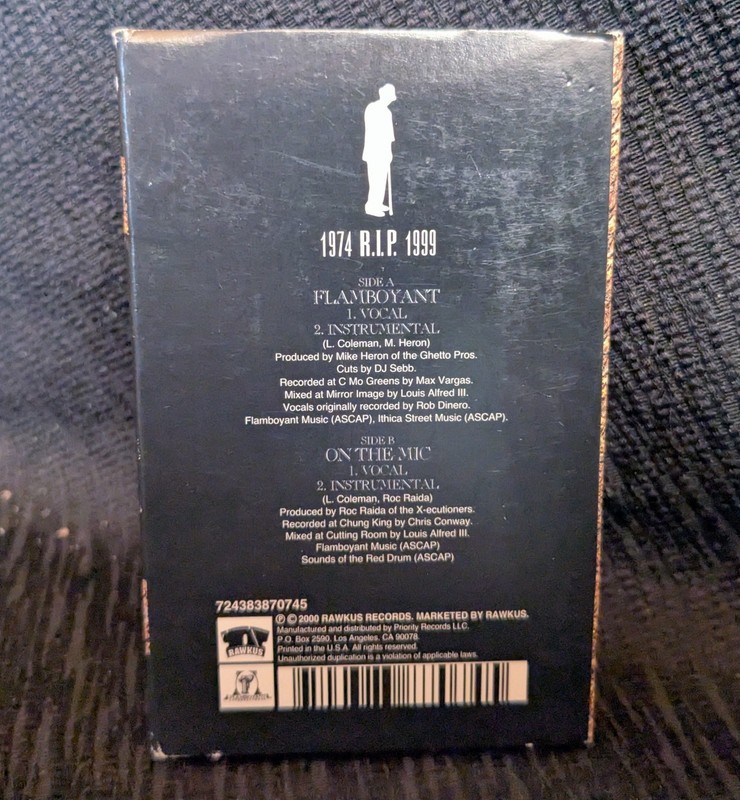 Big L Flamboyant Cassette Single (2000) Y2K Harlem NYC NY Rap Hip Hop D.I.T.C. gallery