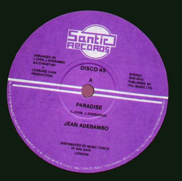 Jean Adebambo – Paradise (12″) (Near Mint (NM or M-)) – 4097756040