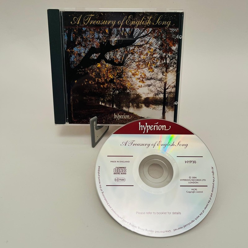 A Treasury Of English Song CD Hyperion Records English Import RARE OOP