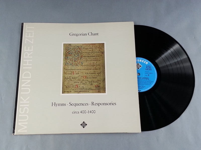Gregorian Chant – Hymns Sequences Responsories LP Record 1968 Telefunken