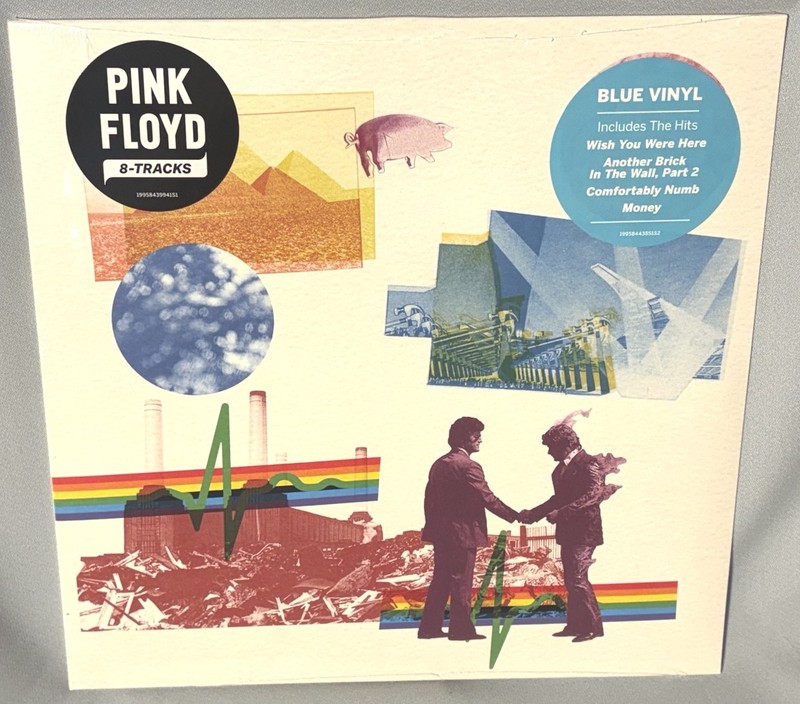 LP PINK FLOYD 8-Tracks (LTD BLUE Vinyl, Sony 2026) NEW MINT SEALED