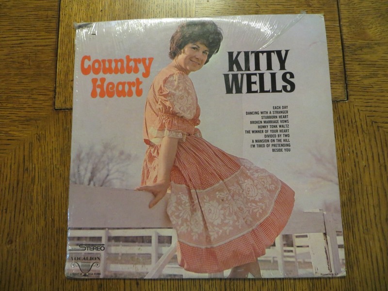 Kitty Wells – Country Heart – 1969 – Vocalion VL 73875 Vinyl LP VG+/VG!!!