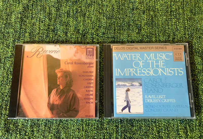 Carol Rosenberger 2 Cd Lot: Water Music of the Impressionists + Reverie [Delos]