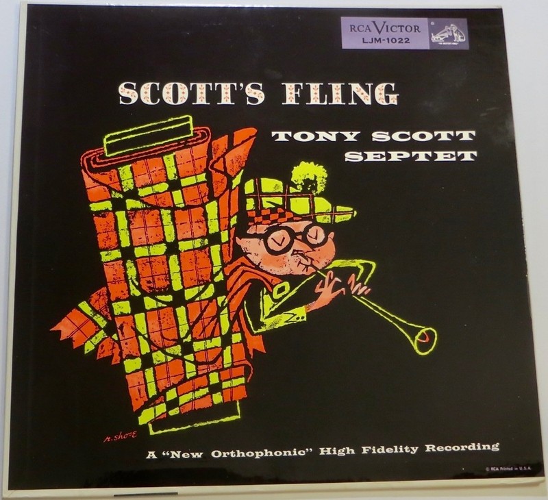 Tony SCOTT SEPTET / SCOTT’S FLING * 1955 * RCA Victor LJM-1022 NM