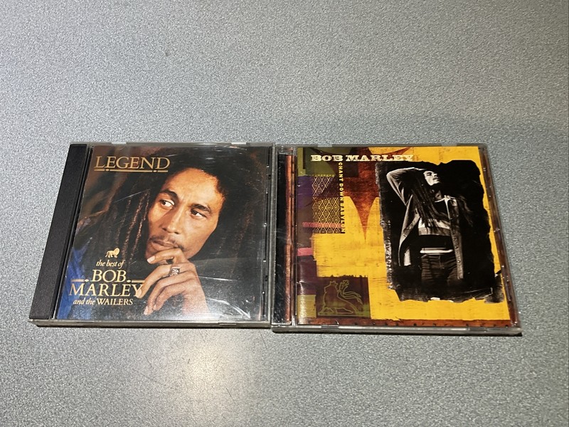 2 Bob Marley CD lot LEGEND – CHANT DOWN BABYLON