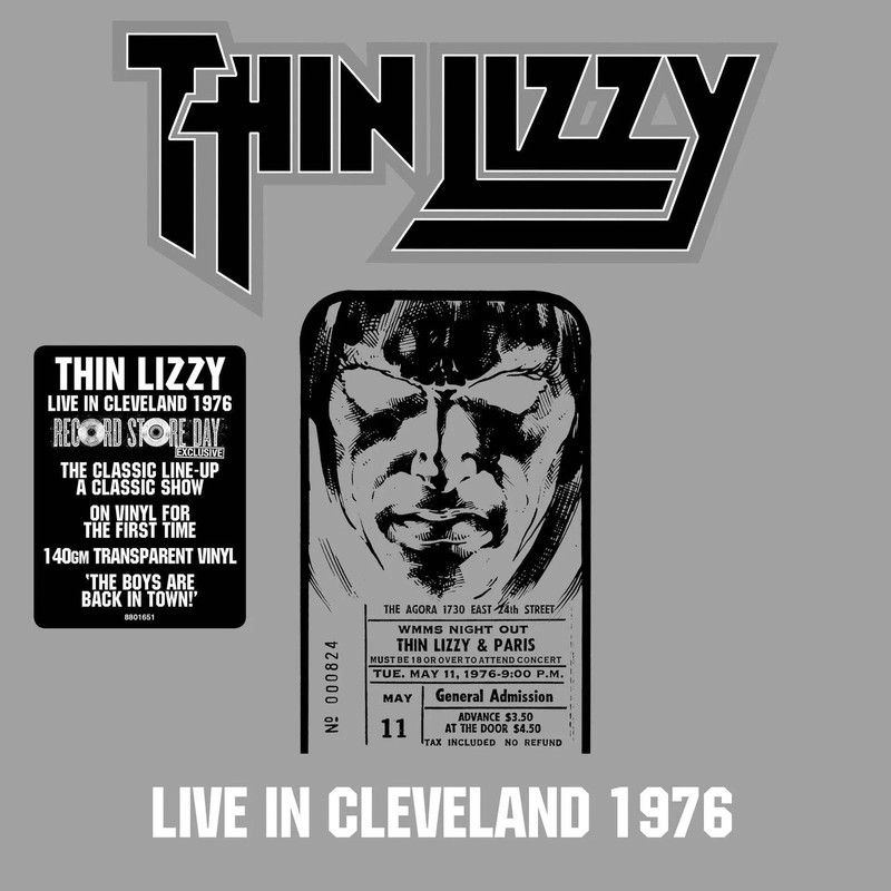 THIN LIZZY LIVE IN CLEVELAND 1976 2 LP COLOR VINYL NEW SEALED RSD 2026 LYNOTT