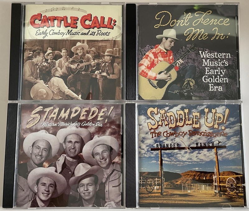 Rounder Records Singing in the Saddle CD set (4) – Rare and Out of Print