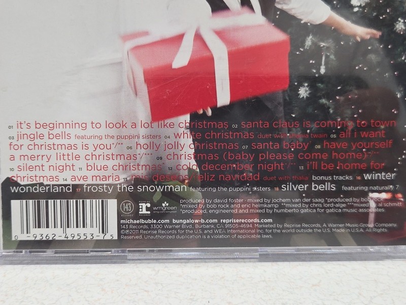 Michael Buble Christmas Music CD Holiday Santa Baby Jingle Bells Silent Night gallery