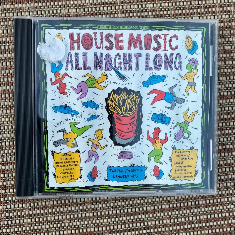 Vtg 1990 CD, Best of House Music Vol. 3, All Night Long, Dance, Electronica