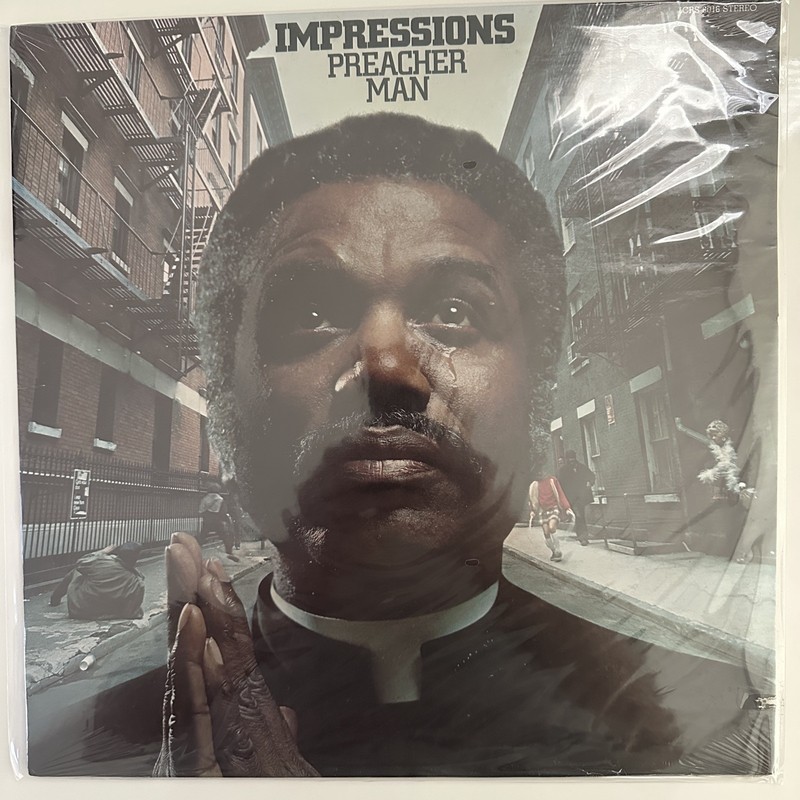 IMPRESSIONS PREACHER MAN CURTIS MAYFIELD 1973 CURTOM LP SEALED